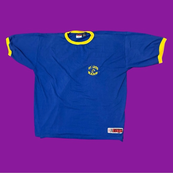 1996 St. Louis Rams Ringer Tee - Picture 1 of 5